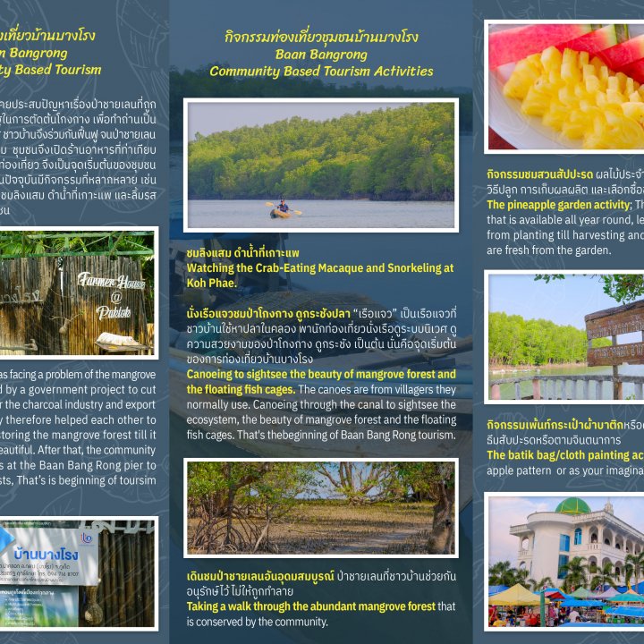 Baan Bang Rong Community Based Tourism - Lifestyle Activities